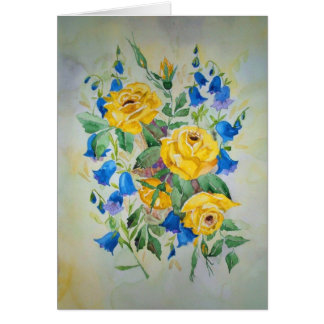 Card with romantic poem inside