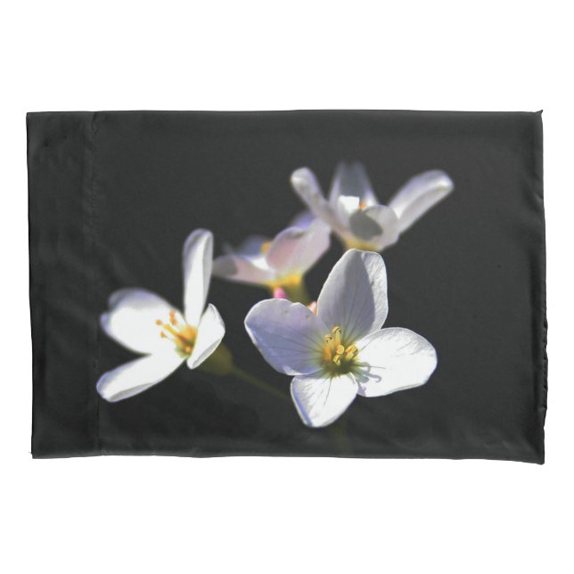 Cardamine Pratensis Flowers pccnm Pillowcase (Front)