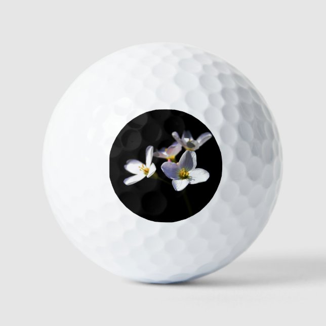 Cardamine Pratensis Flowers va gba Golf Balls (Front)