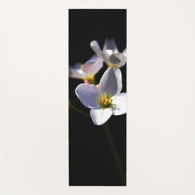 Cardamine Pratensis Flowers ymcna Yoga Mat (Front)
