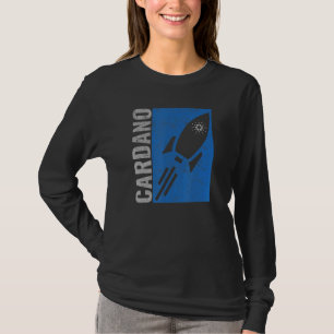 Cardano Crypto Vintage Retro Rocket T-Shirt