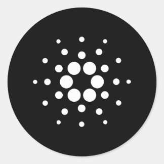 Cardano Design Classic Round Sticker