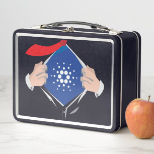 Cardano Superhero Image Lunchbox