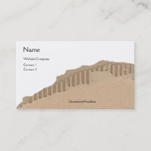 Cardboard Business Card
