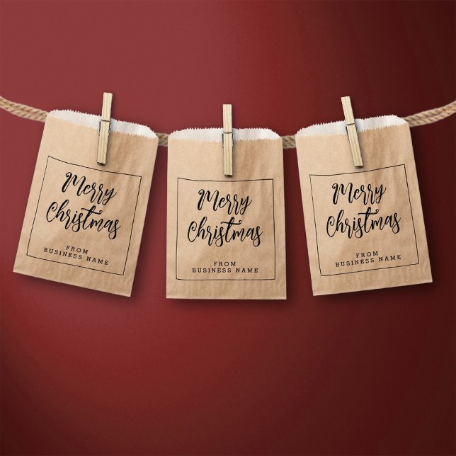 Cardboard Merry Christmas From | Paper Bags (Creator Uploaded)