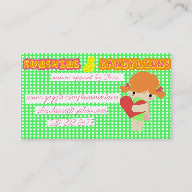 cardbuisness business card (Front)