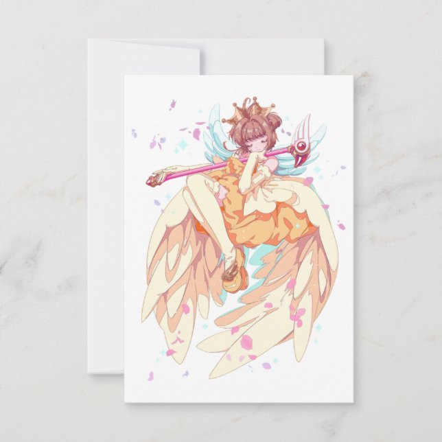 cardcaptor sakura, sakura, anime, sleeve, sakura k invitation (Front)