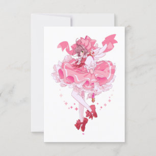 cardcaptor sakura, sakura, anime, sleeve, sakura k invitation