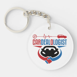 Cardealologist Car Salesman Salesperson Key Ring