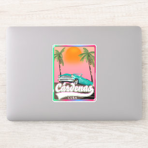 Cárdenas Cuba vintage travel poster