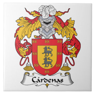 Cardenas Family Crest Tile