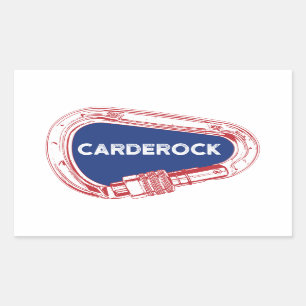 Carderock Climbing Carabiner Rectangular Sticker