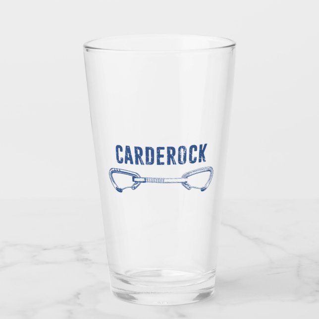 Carderock Rock Climbing Quickdraw Glass (Front)