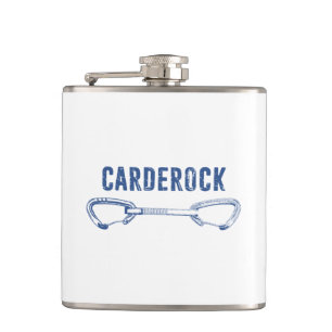 Carderock Rock Climbing Quickdraw Hip Flask