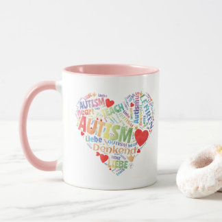 Cardiac autism mug