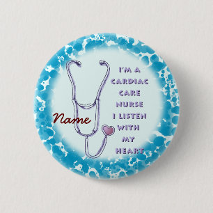 Cardiac Care Nurse Heart pin