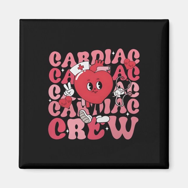 Cardiac Crew Valentine1  Magnet (Front)
