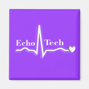 Cardiac Echo Tech Gifts Magnet