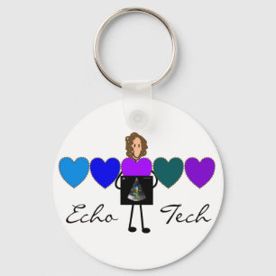 Cardiac Echo Technician Unique Gifts Key Ring