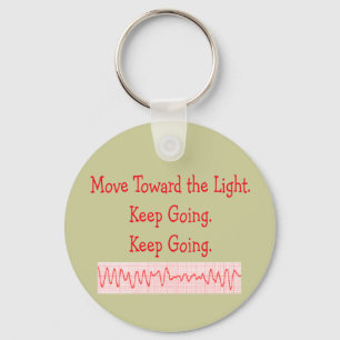 Cardiac/ER Nurse  Funny V-Fib Rhythm Strip Key Ring
