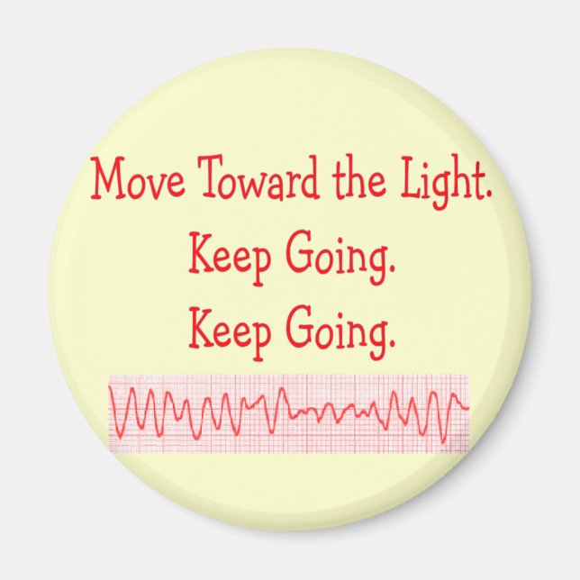 Cardiac/ER Nurse  Funny V-Fib Rhythm Strip Magnet (Front)