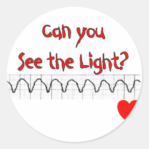 Cardiac/ ER Nurse Hilarious sayings Classic Round Sticker