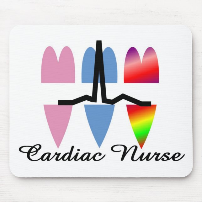 CARDIAC/ICU NURSE MOUSE MAT (Front)