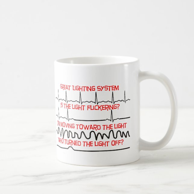 Cardiac Lighting System --Cardiac Nurse Gifts Coffee Mug (Right)
