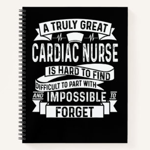 Cardiac Nurse Apparel - Cute Nurses Design Notebook