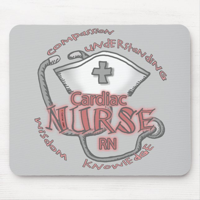Cardiac Nurse Axiom  Mouse Pad (Front)