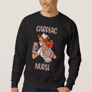 Cardiac Nurse Boxing Gloves Fighter Sweatshirt