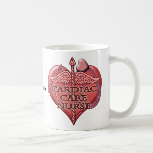 Cardiac Nurse caduceus mug
