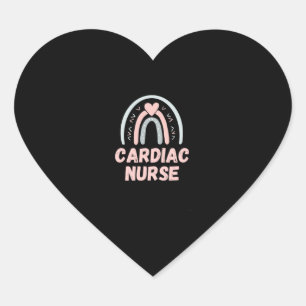 Cardiac Nurse  Cardiac Nurse Gift    Heart Sticker