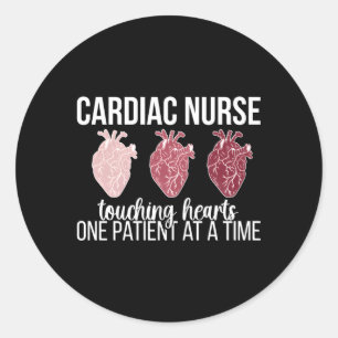 Cardiac Nurse Cardiology Nurse Cardiac Nursing Classic Round Sticker