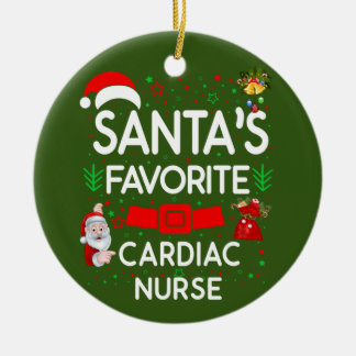 Cardiac Nurse Ceramic Tree Decoration