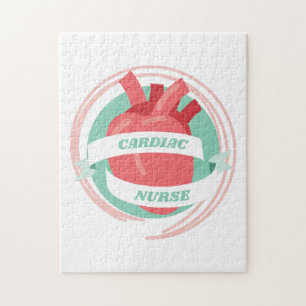 Cardiac Nurse Gift for Cardiology Nursing Team Gif Jigsaw Puzzle