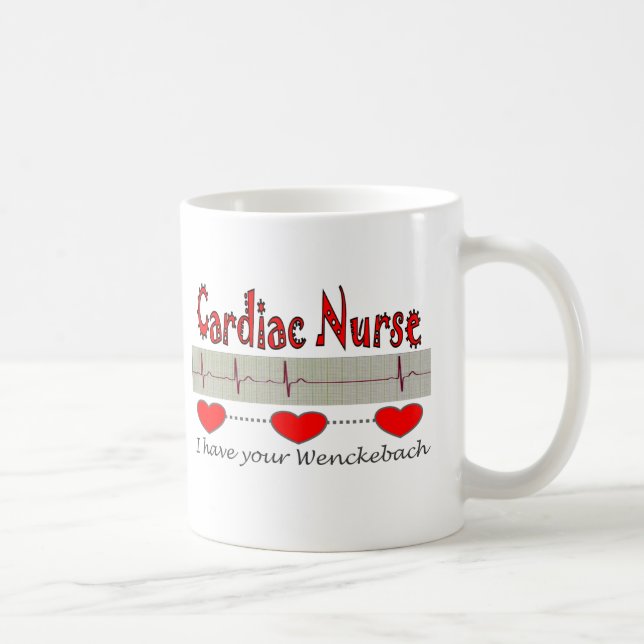 Cardiac Nurse Gifts Coffee Mug (Right)