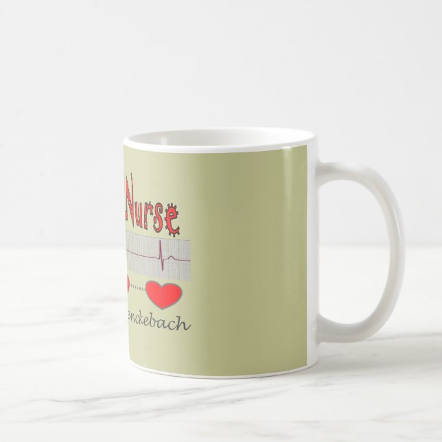Cardiac Nurse Gifts Coffee Mug (Right)