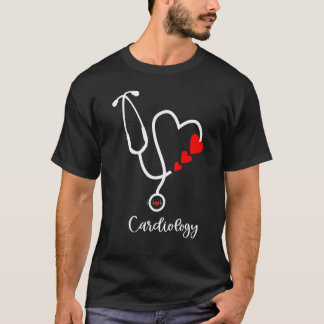 Cardiac Nurse Life Stethoscope Cardiology Nurse T-Shirt