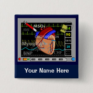 Cardiac Nurse Monitor Name Buttons