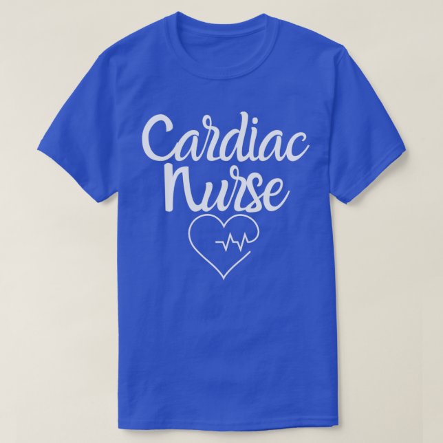Cardiac nurse nurse giftpresent whitegrey T-Shirt (Design Front)