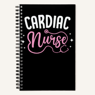 Cardiac Nurse Stethoscope Nurse Student Graduate L Notebook