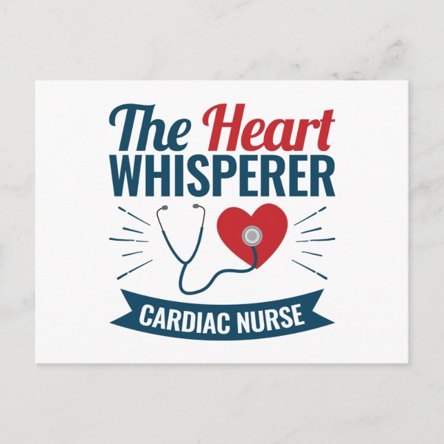 Cardiac Nurse the Heart Whisperer Postcard (Front)