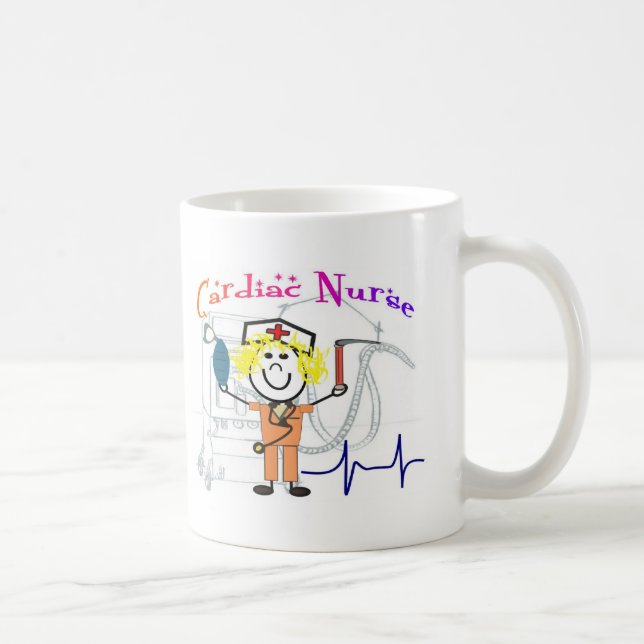 Cardiac Nurse  Unique and Adorable Gifts Coffee Mug (Right)