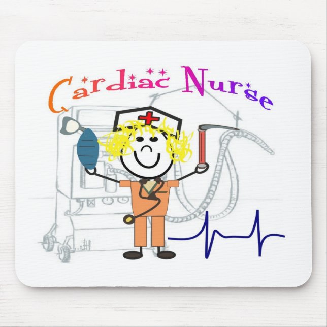 Cardiac Nurse  Unique and Adorable Gifts Mouse Mat (Front)