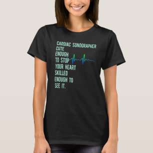 Cardiac Sonographer Echo Tech Educates Rdcs T-Shirt