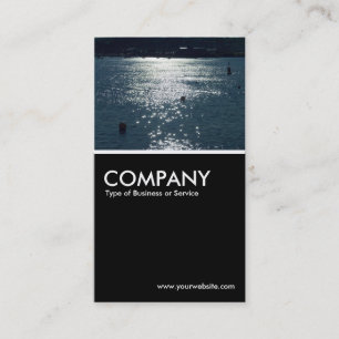 Cardiff Bay - Black Business Card