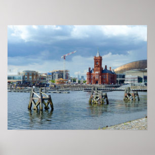 Cardiff Bay, Cardiff, Wales Poster