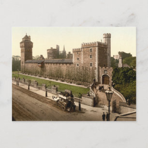 Cardiff Castle I, Cardiff, Wales Postcard
