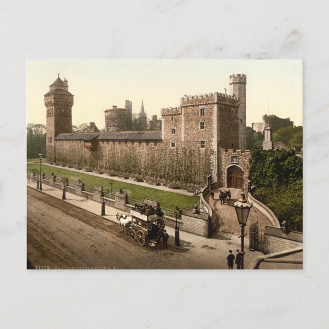 Cardiff Castle I, Cardiff, Wales Postcard (Front)
